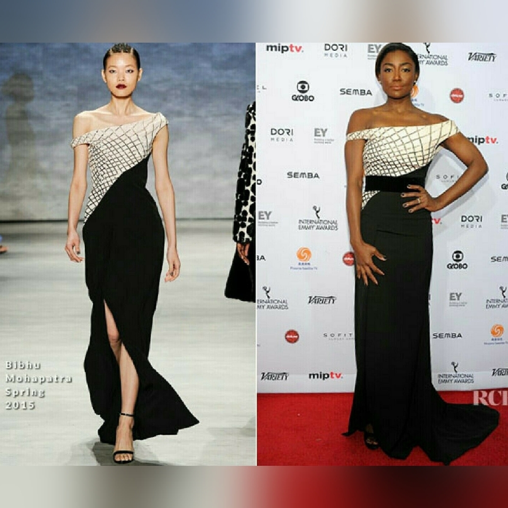 $4,530 BIBHU MOHAPATRA SILK EXCLUSIV BEAD PINK RED CARPET RUNWAY GOWN 4
